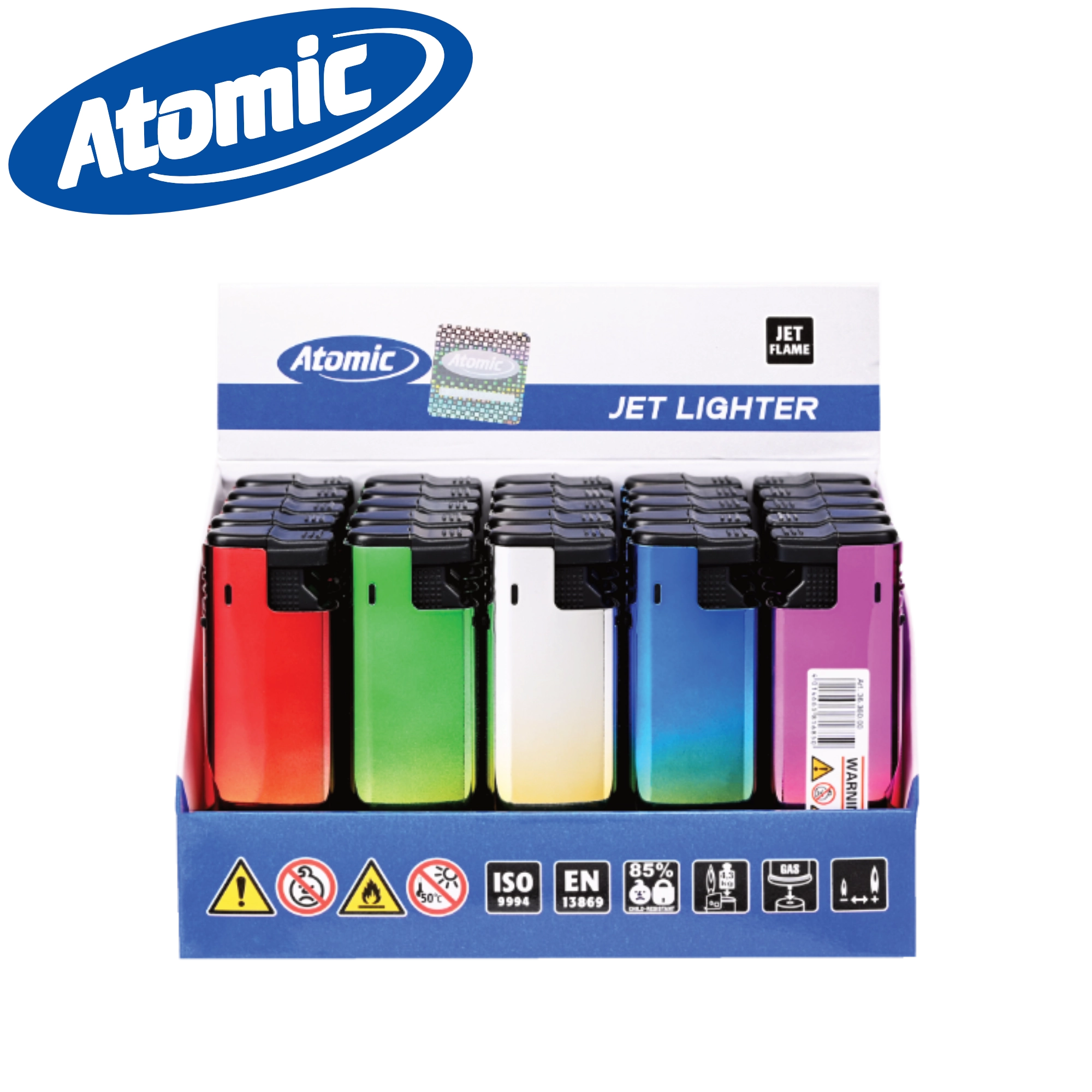 Atomic Swing Jet Tin Case